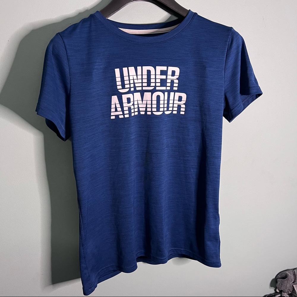 Under Armour Blue Athletic Fit T-shirt M
